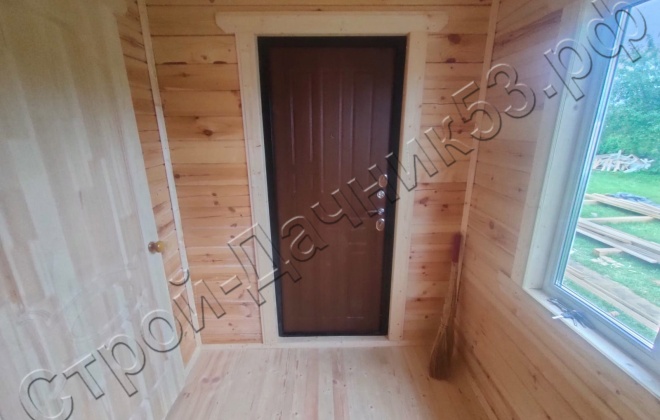 4 Брусовая баня  Б-12, 6х7,5м, 51 М², Тверская область, Конаковский район, СНТ Машиностроитель. (7)